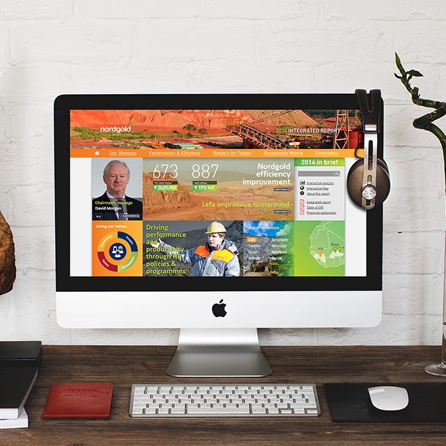 Интерактивный годовой отчет Nordgold 2014