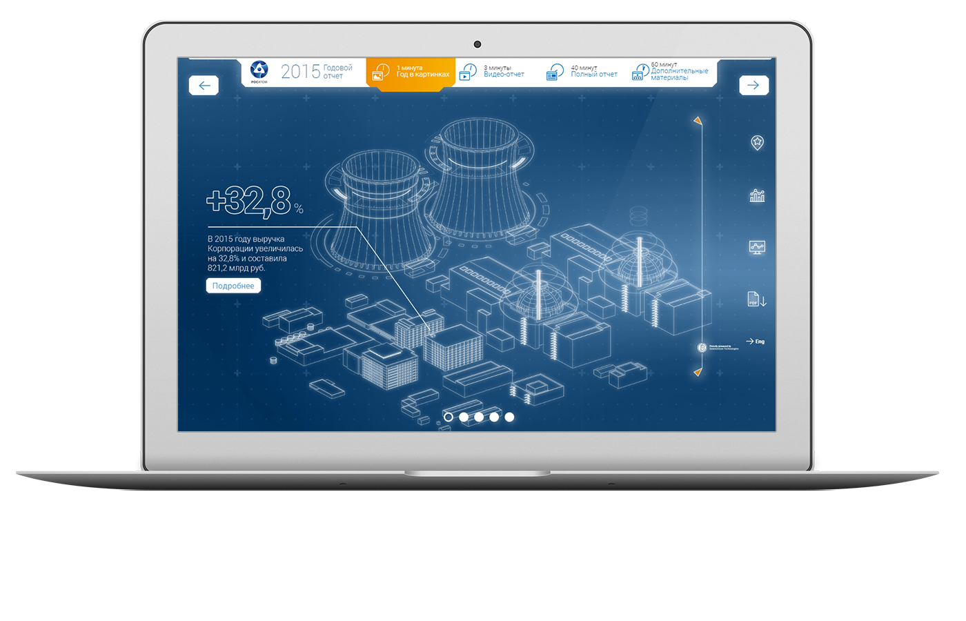 Интерактивный годовой отчет ГК «Росатом»