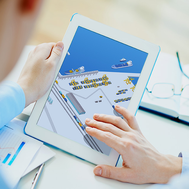 3D-модель порта ООО "ДелоПортс"